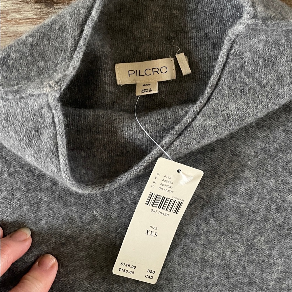 New Anthropologie Alani mock neck cashmere sweater - Picture 5 of 11